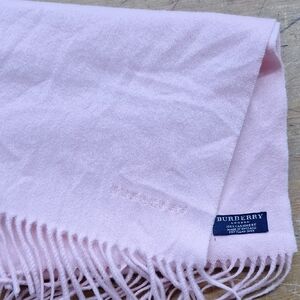 Burberry Pink Cashmere Scarf